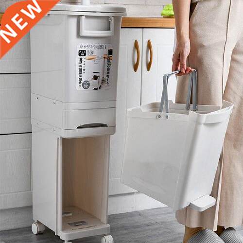 Garbage Cube Kitchen Trash Can Sorting Wastebin Paper