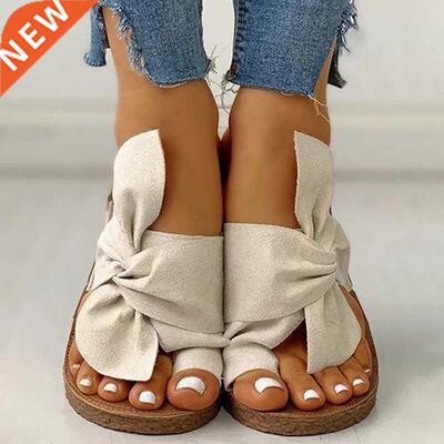 Casual Sandals Women Wedges Sandals Ankle Buckle Open Toe F
