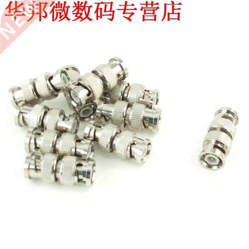 10pcs Rechte BNC Mannelijk naar RF Coaxiale Connector M/M