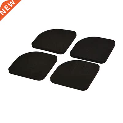 4-16Pcs Multifunction Washing Machine Shock Mute Pads Black