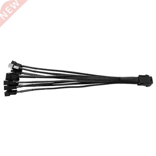 PWM Fan Splitter 4pin Adapter Cable 1 to 9 Computer CPU Cool