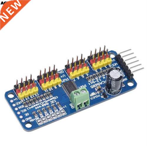 1pcs 16-Channel 12-bit PWM/Servo Driver - I2C interface - PC