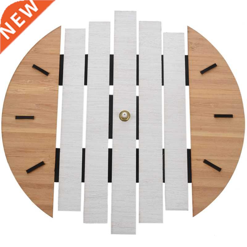 Xylophone Wooden Wall Clock Modern Design Vintage Rustic Sha