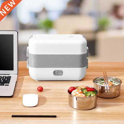 220V Multifunction Electric Lunch Box Double ainless
