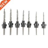 Cone Hole hole 7Pcs Countersunk HSS Drilling Dri Countersink