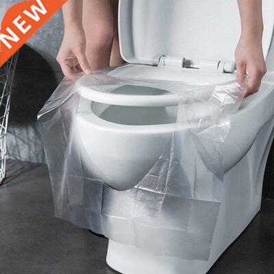 6pcs Universal Toilet Seat Cover Sticker Toilet Disposable W