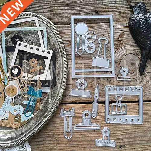 Panalisacraft Film Frame paper clip Metal Cutting Dies Stenc
