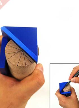 Woodworking center scribe 45 degree 90 degree right angle