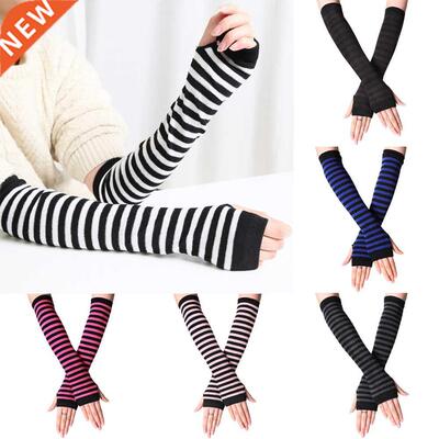 1 Pair Classic Cotton Long Gloves Women Girls Wristband Arm