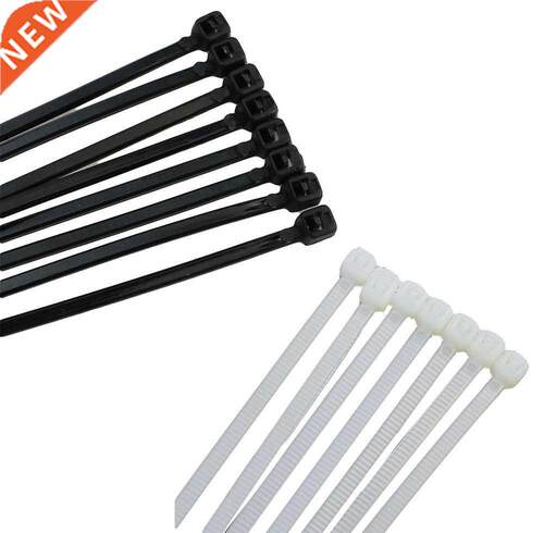 100pcs Self-Locking Plastic Nylon Wire Cable Zip Ties 100pcs