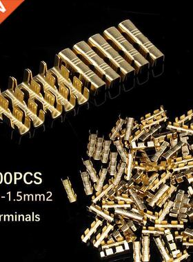 100Pcs U-type Docking Connector Line Pressing Button Quick 0