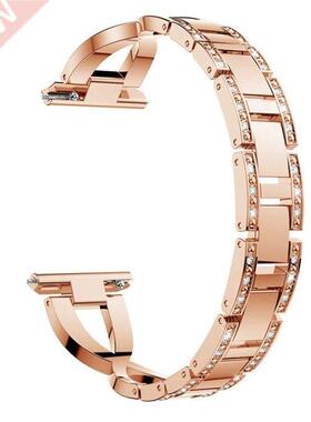 Watch Bracelet Strap with Diamonds Suitable for Fitbit Versa