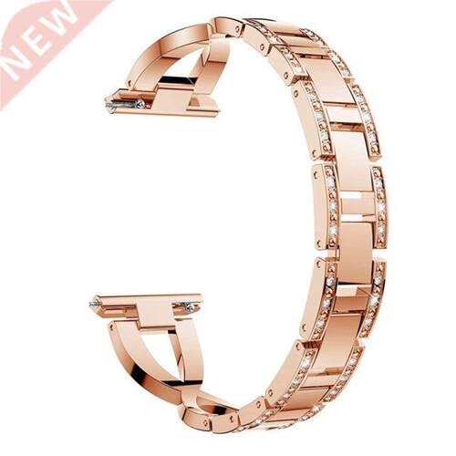 Watch Bracelet Strap with Diamonds Suitable for Fitbit Versa