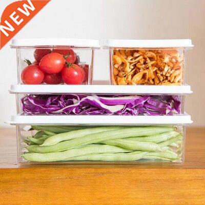 Kitchen Refrigerator Storage Containers With Lids Plastic