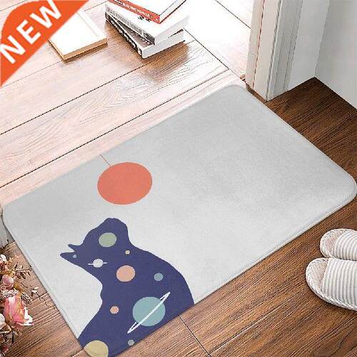 1Pcs Cute Cat Printed Kitchen Entrance Door Mat 40*60cm