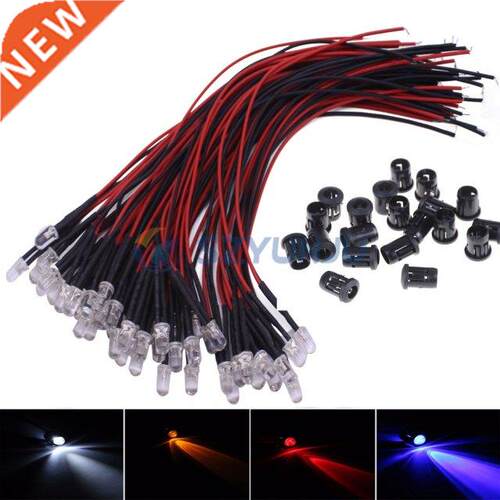 DC3-12V 3mm 5mm Red/Green/Blue/whte/Yellow/RGB Pnk UV Roun