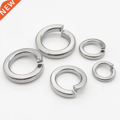 2/5/10/50/100pcs GB93 A2 304 Stainless Steel Spring Split Lo
