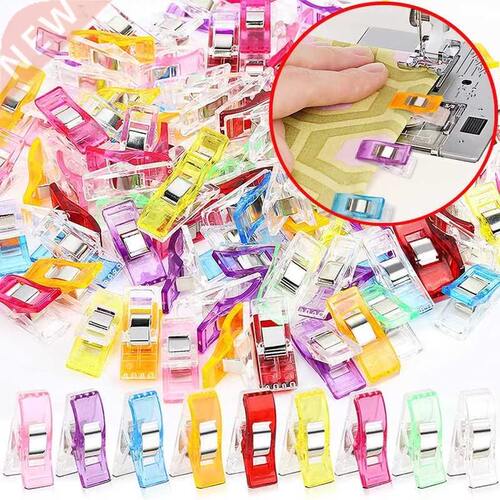 20/50Pcs Multipurpose Sewing Clips Colorful Binding Clips Pl