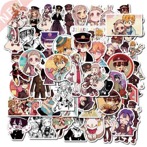 10/50pcs Anime Toilet ound Hanako Kun Stickers for Car Sno