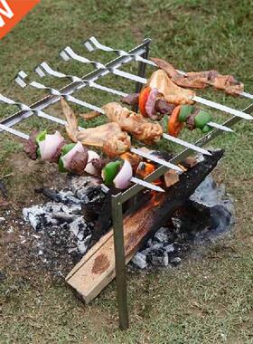 New 1 set Portable Stainless steel Charcoal Grill Barbecue