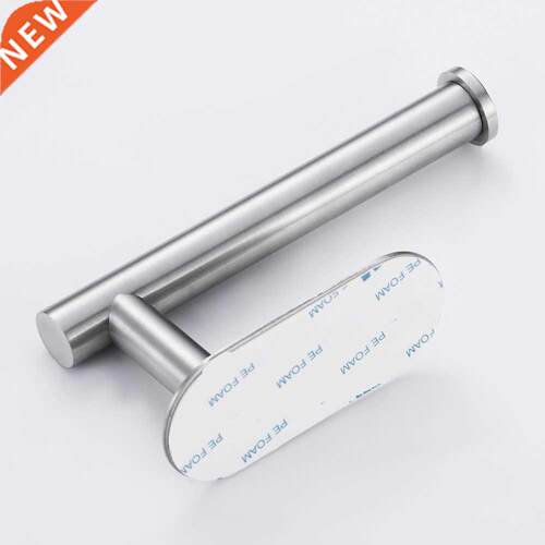 Brushed Gold Adhesive Toilet Paper Holder Wall Haning Roll H