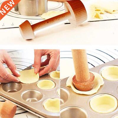 Baking Cake Kitchen Tools Accessories Wooden Egg Tart Tamper