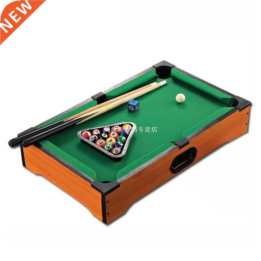 Kids Mini Desktop Pool Table Set Billiard Table Tabletop Poo