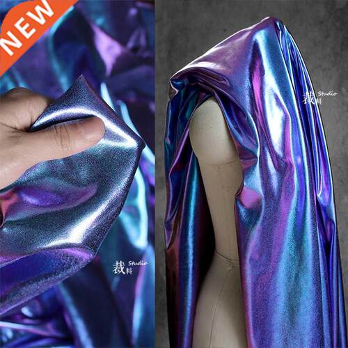 Impression Elstic Colorful Grdient Designer Fbric