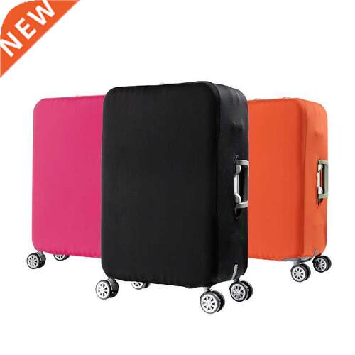 Travel elastic luggage cover protector Stch fa zipper su