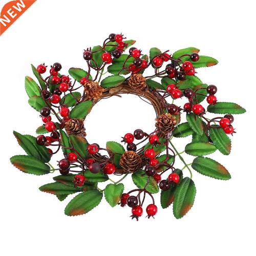 1Pc Lovely Christmas Wreath Chic Front Door Hanging