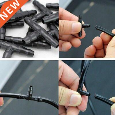 50PCS Plastic Tee Connector Dripper Watering Plants Tee 1/4