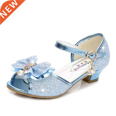 5 Colors Children Princess Sandals Kids Girls Wedding Shoes