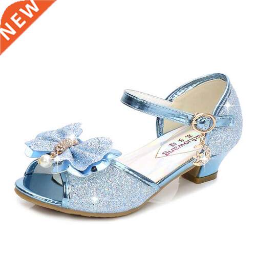 5 Colors Children Princess Sandals Kids Girls Wedding Shoes