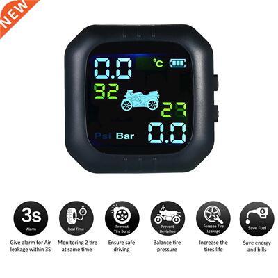 Wireless Motorcycle TPMS Tires Motor Motorcycle Tire Pressur
