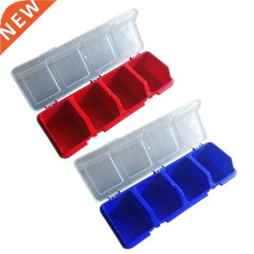 Plastic Tools Storage Box with Cover Parts Screw Toolbox Cas