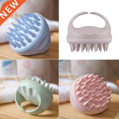 Eco-friendly Wheat Straw Shampoo Brush hair massager comb He