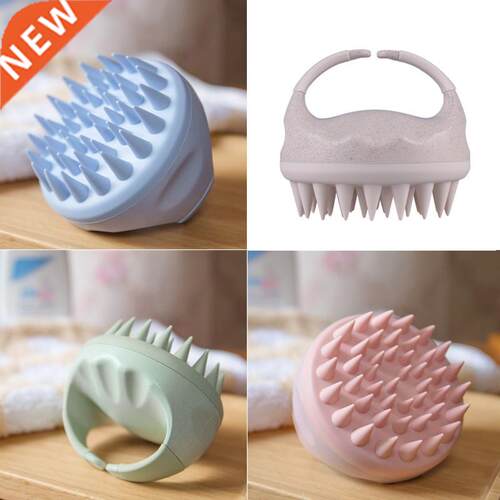 Eco-friendly Wheat Straw Shampoo Brush hair massager comb He