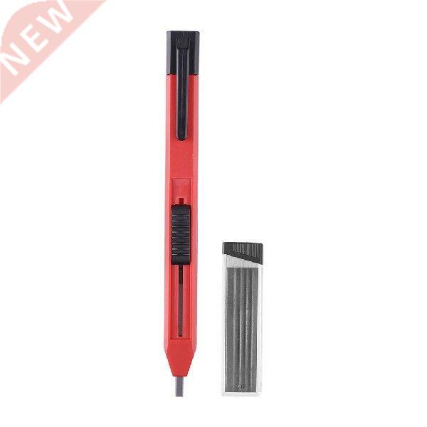 Carpenter Pencil with Refill Durable Solid Scriber Black