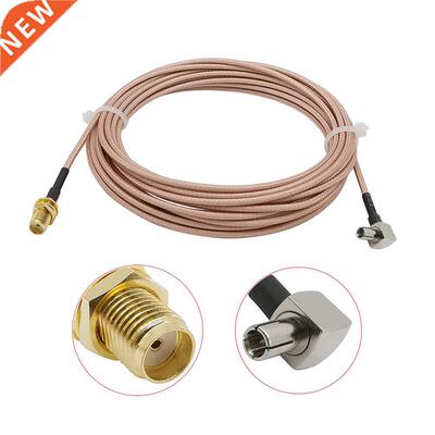 RG16 Right Angle TS9 Male to SMA Female RF Coaxial Connecto