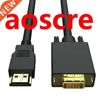 HDMI to VGA Cable Converter Adapter for HDTV PC Desktop Moni