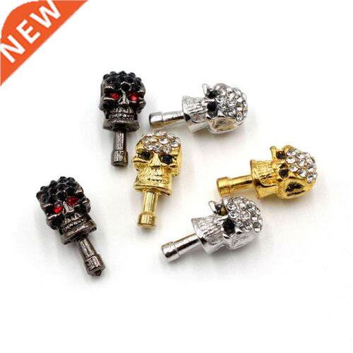 Fashion Universal Dust Plug Skull Diamond Headphone plug cap