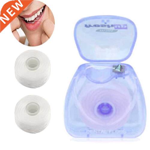 1 Box +3 Rolls 50m Dental Flosser Oral Hygiene Teeth Cleanin
