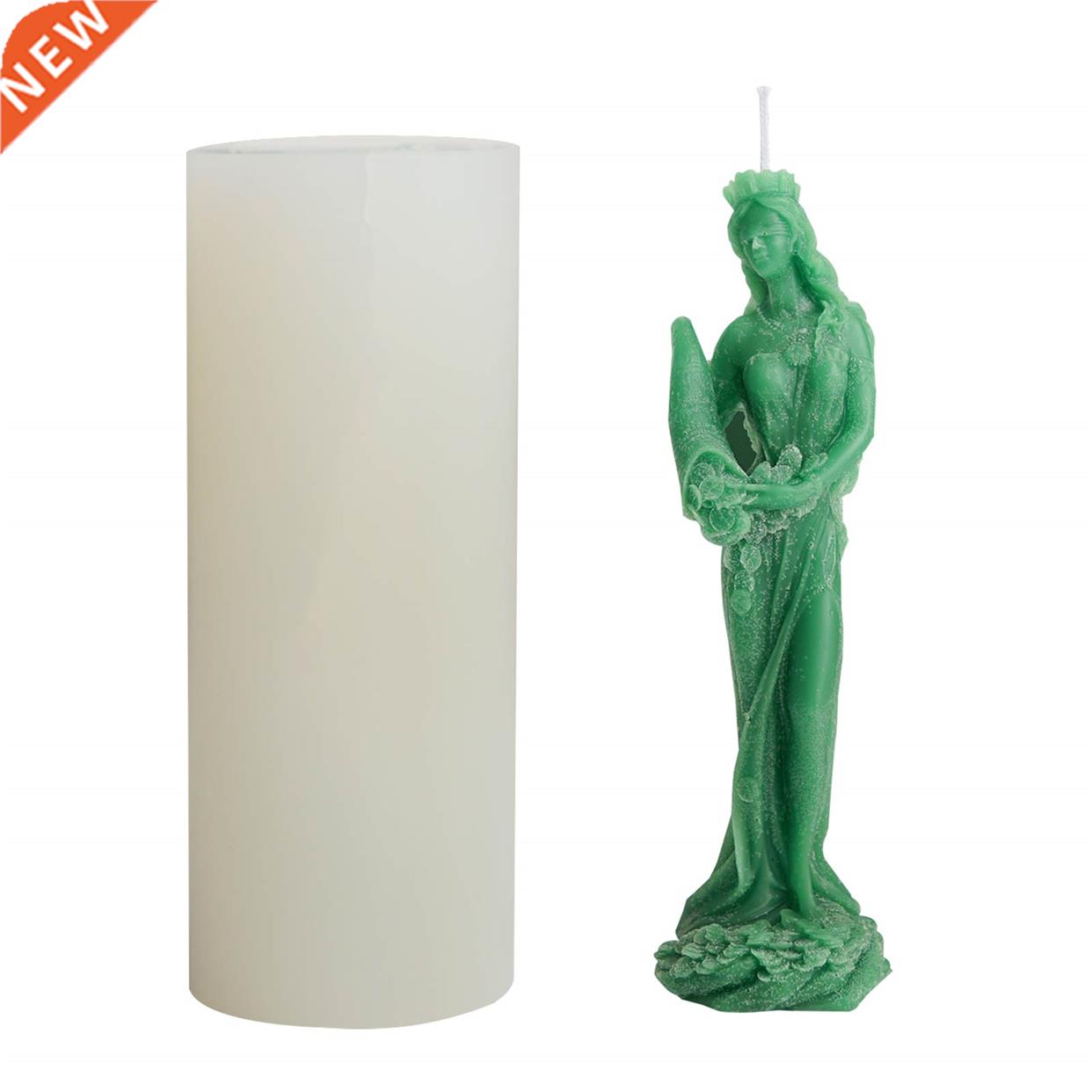 Greek Wealth Goddess Shaped Candle Making Mould Soap Mold