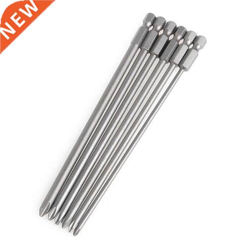 6Pcs/Set 1/4'' Shank 150mm Long S2 eel Magnetic Hex Cross