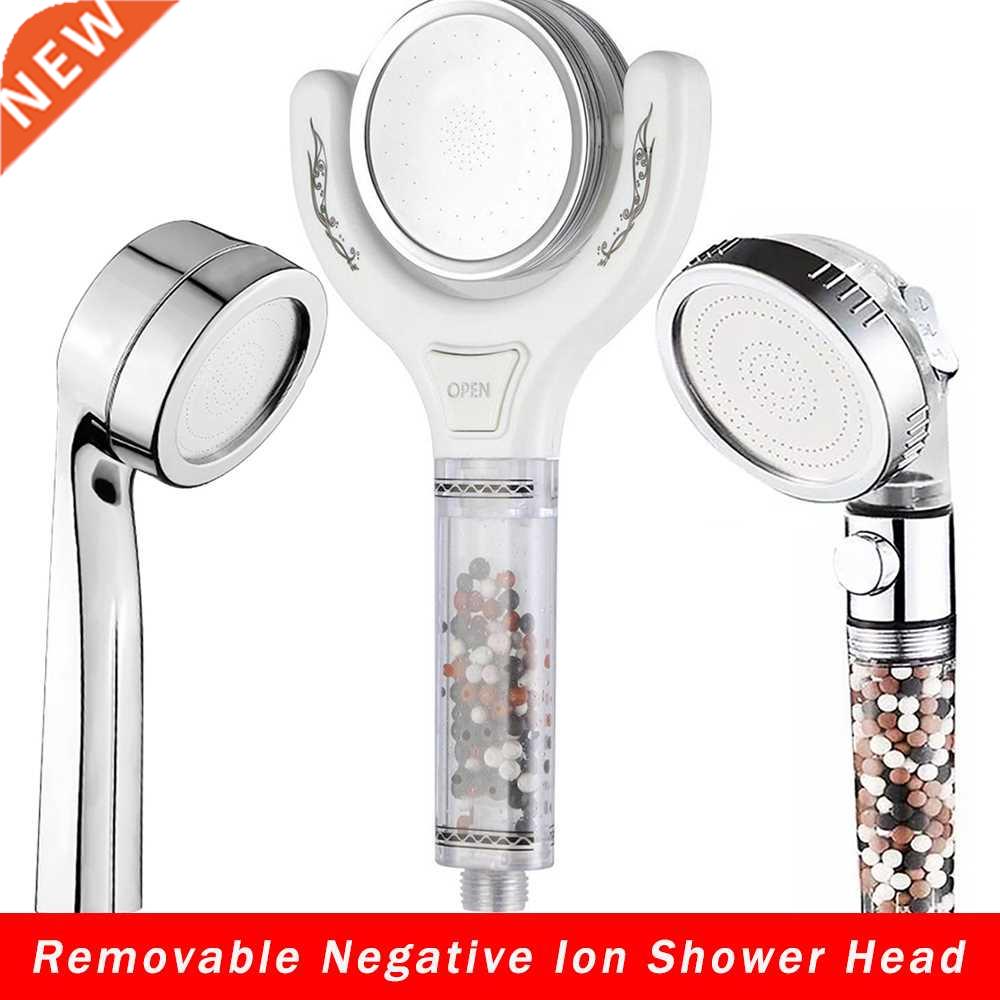 Negative Ion rain shower head Adjustable bath Anion
