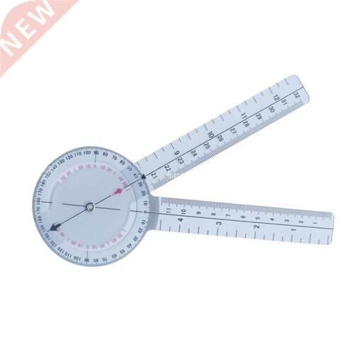 8 Inch 33cm Calibrated Goniometer Medical Joint Ruler 360 De