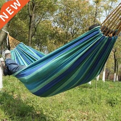 Portable Hanging Canvas Hammock Travel Outdoor Camping