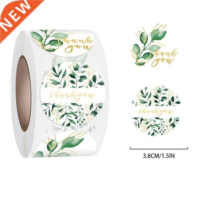 8mm Flowers Thank You Sticker Paper Labels Reward Scrapbook