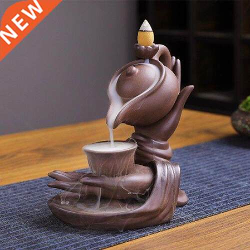 Buddha Hand Zen Incense Burners, Backflow Burner Holder,