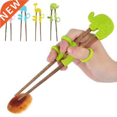 1 Pair Multi Color Cute Learning Training Chopsticks for